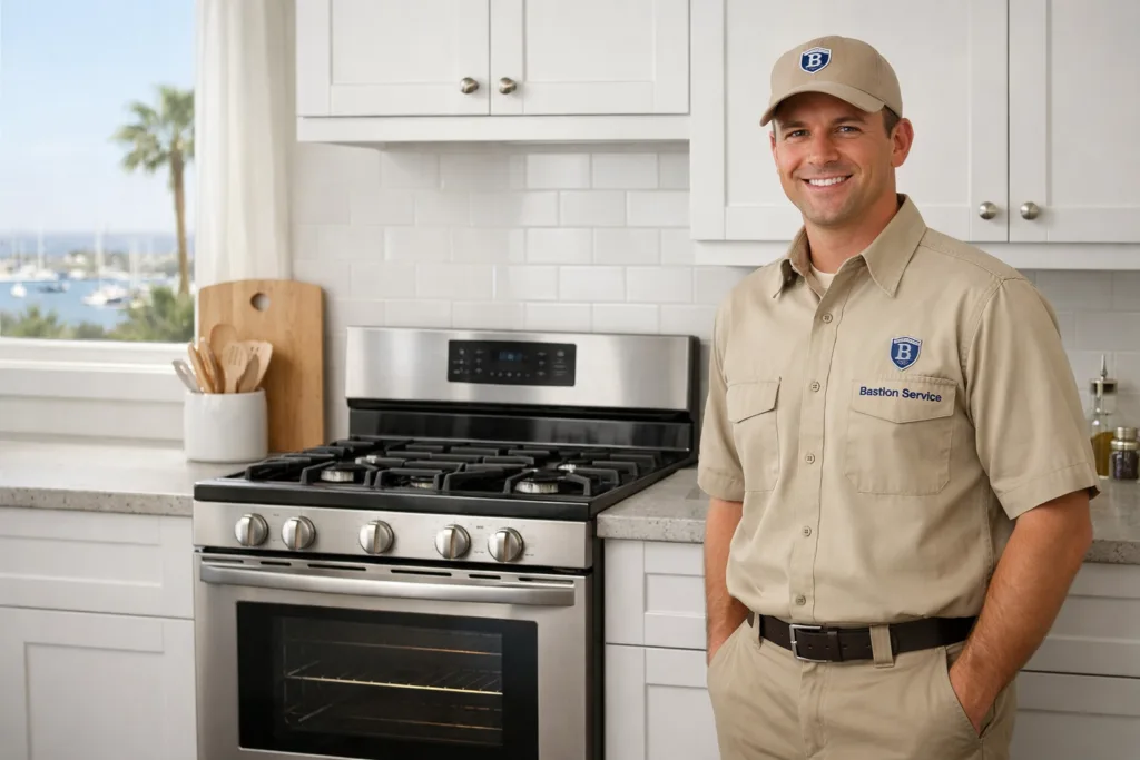 Range repair technician in Marina del Rey