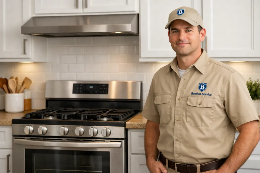 Stove repair technician in Brentwood