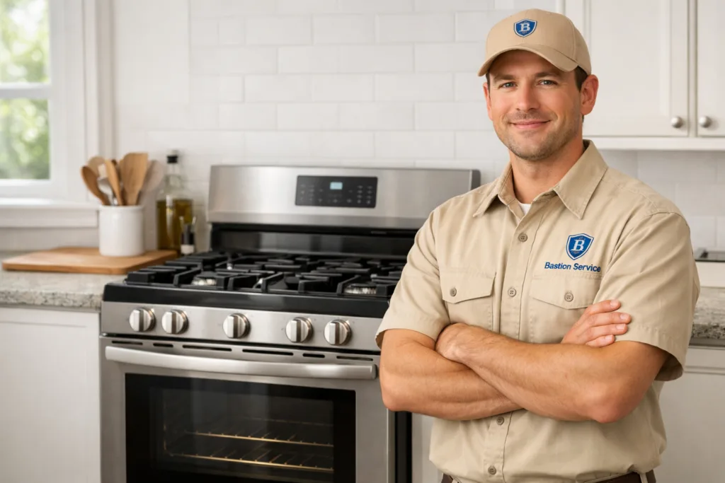 Stove repair technician in Del Rey