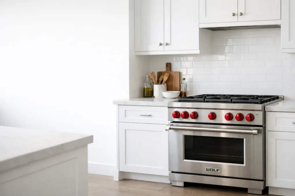 Wolf Appliance in a bright kitchen