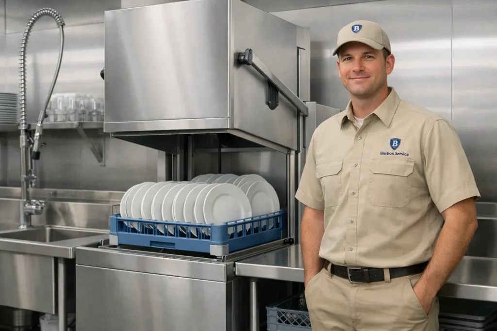 Commercial Dishwasher repair technician in Mid-City