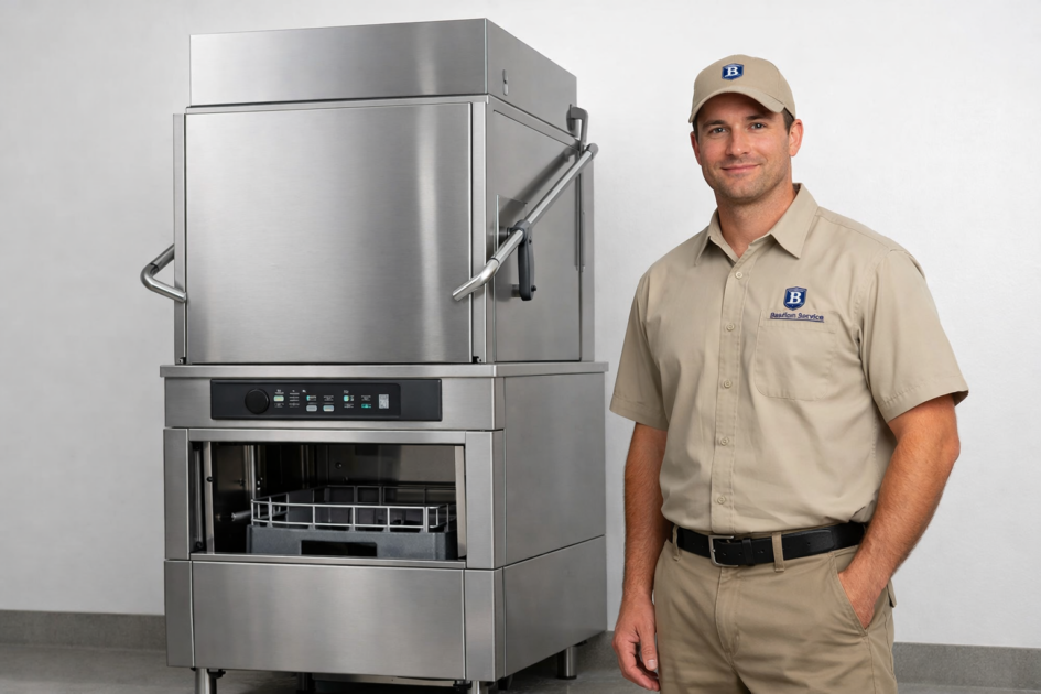 Hobart Warewashing Equipment Repair in Brentwood Hobart business equipment repair technician in Brentwood
