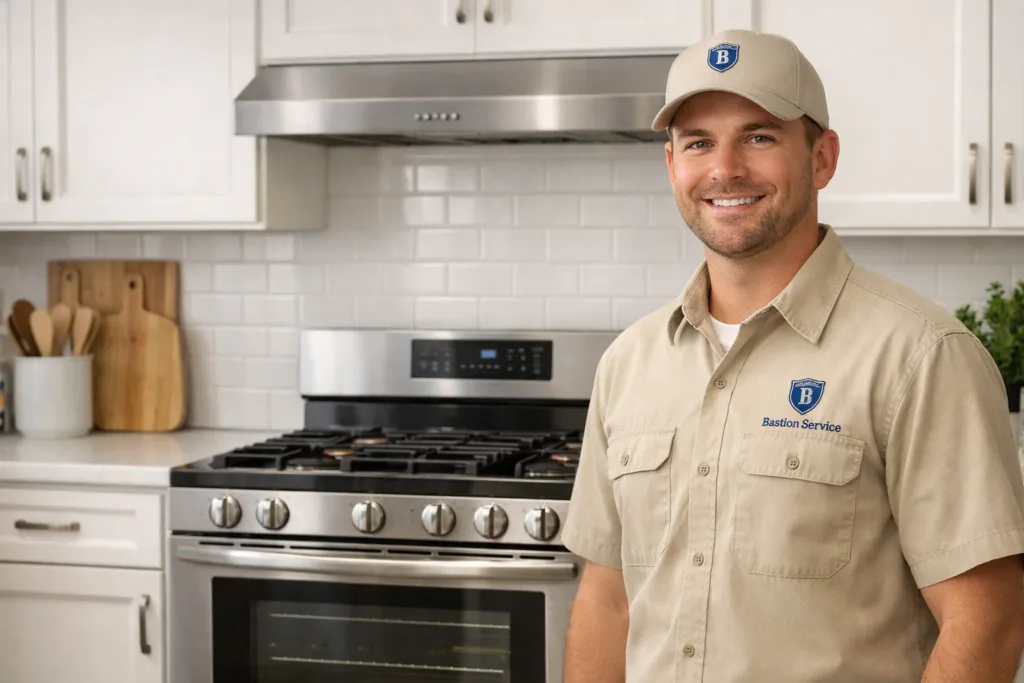 Range repair technician in Mid-Wilshire
