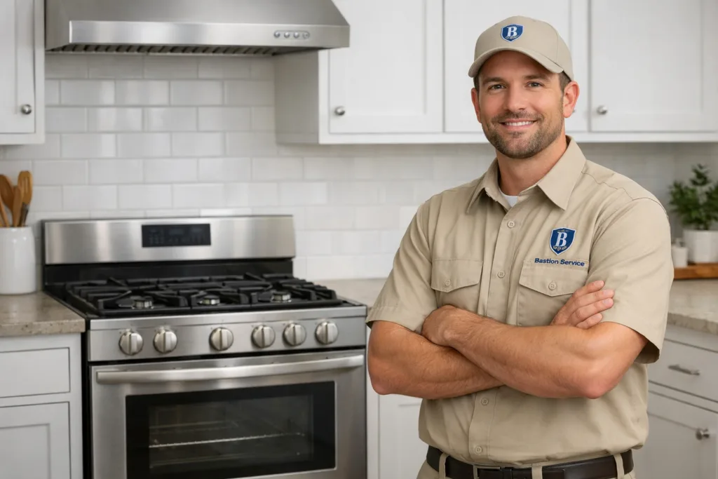 Range repair technician in Sawtelle