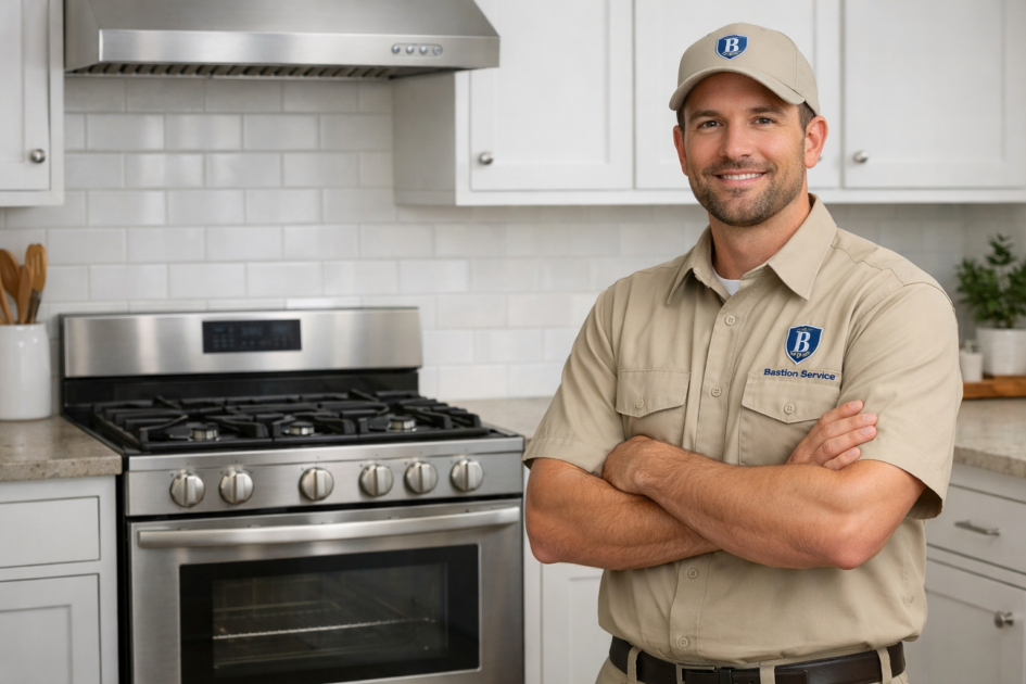 Range repair technician in Sawtelle