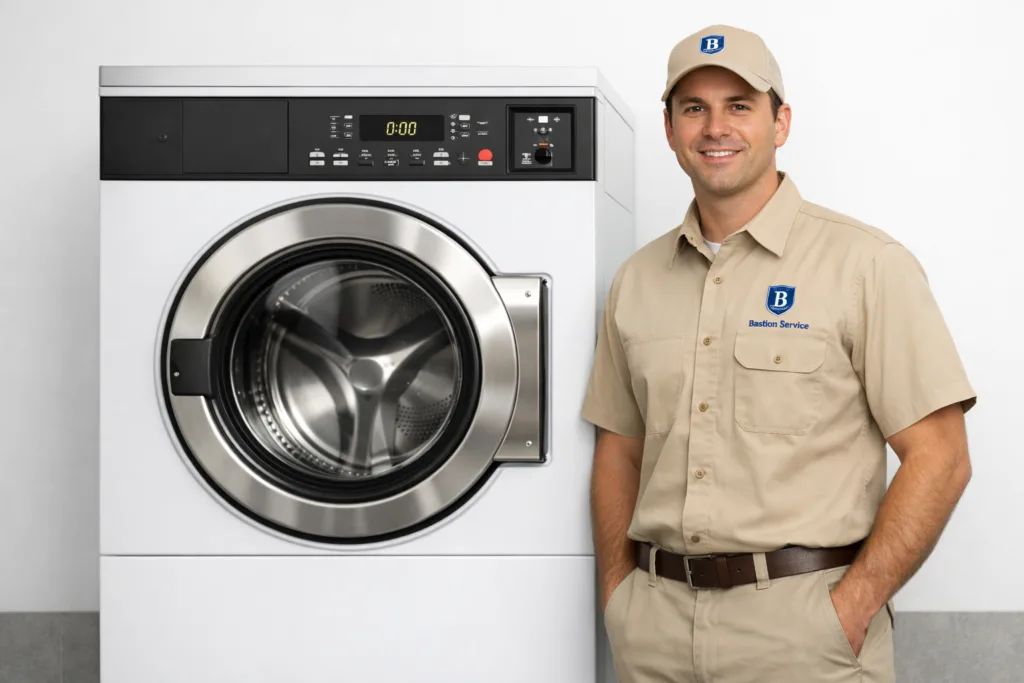 Speed Queen business equipment repair technician in Century City