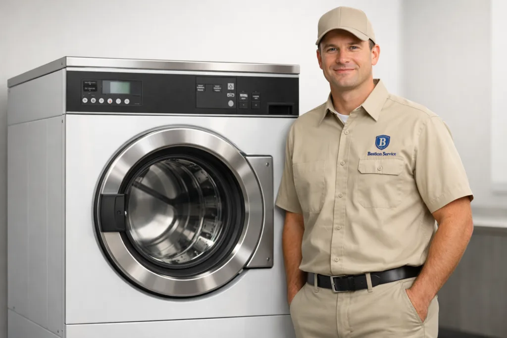 Speed Queen business equipment repair technician in Cheviot Hills