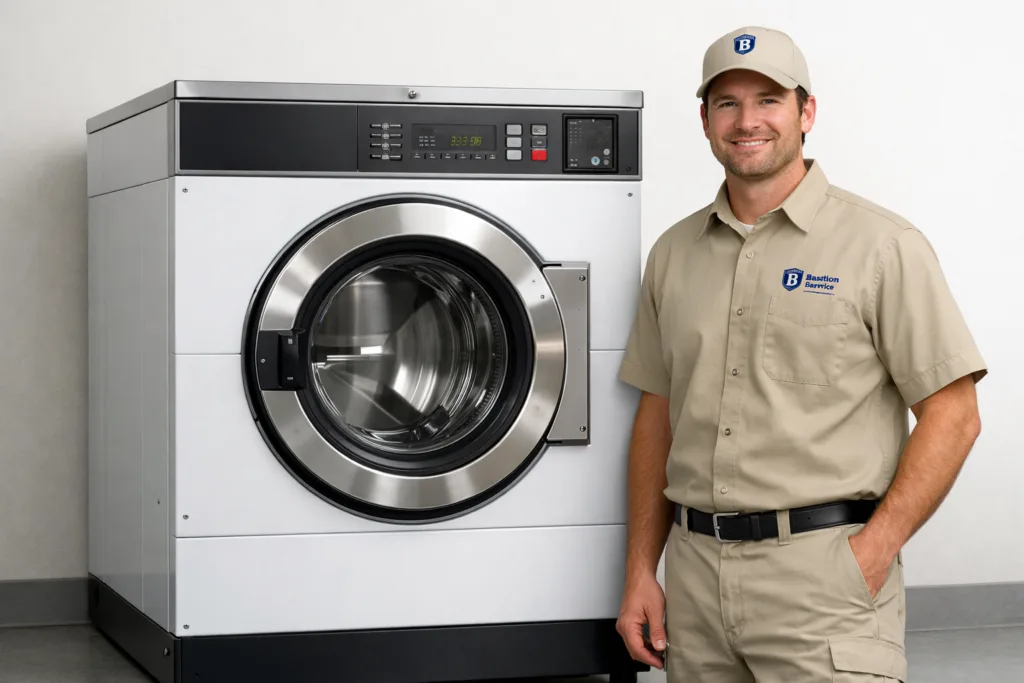 Speed Queen business equipment repair technician in Mid-City