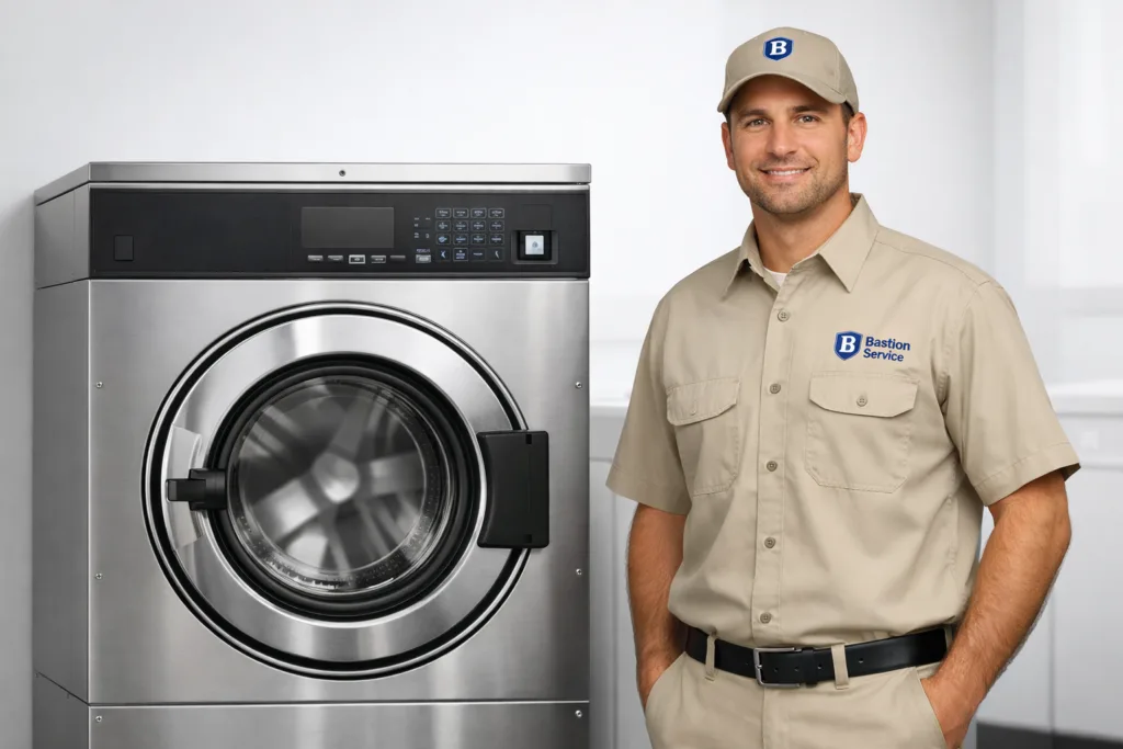 Speed Queen business equipment repair technician in Santa Monica