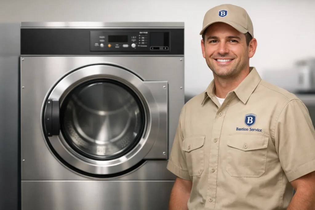 Speed Queen commercial Dryer repair technician in Brentwood