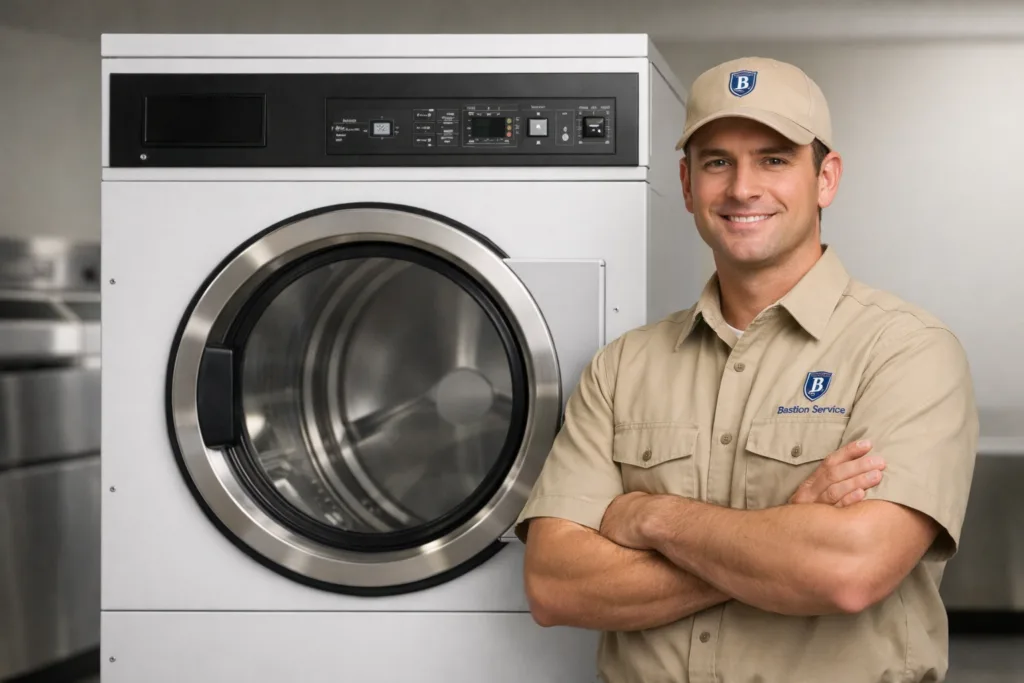 Speed Queen commercial Dryer repair technician in Westwood