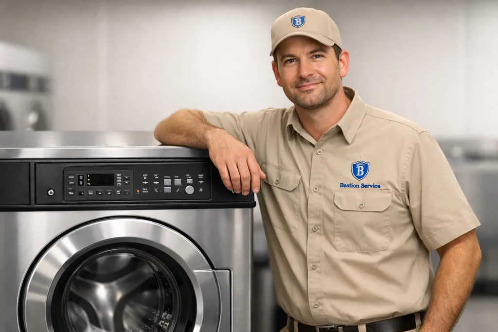 Speed Queen commercial Washer repair technician in Westwood
