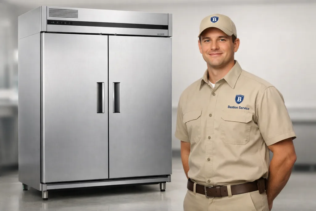 True commercial Freezer repair technician in Sawtelle