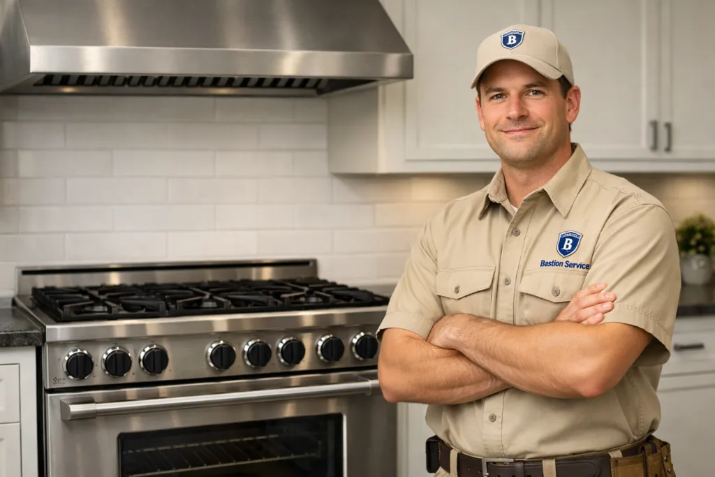 Viking appliance repair technician in Mid-City