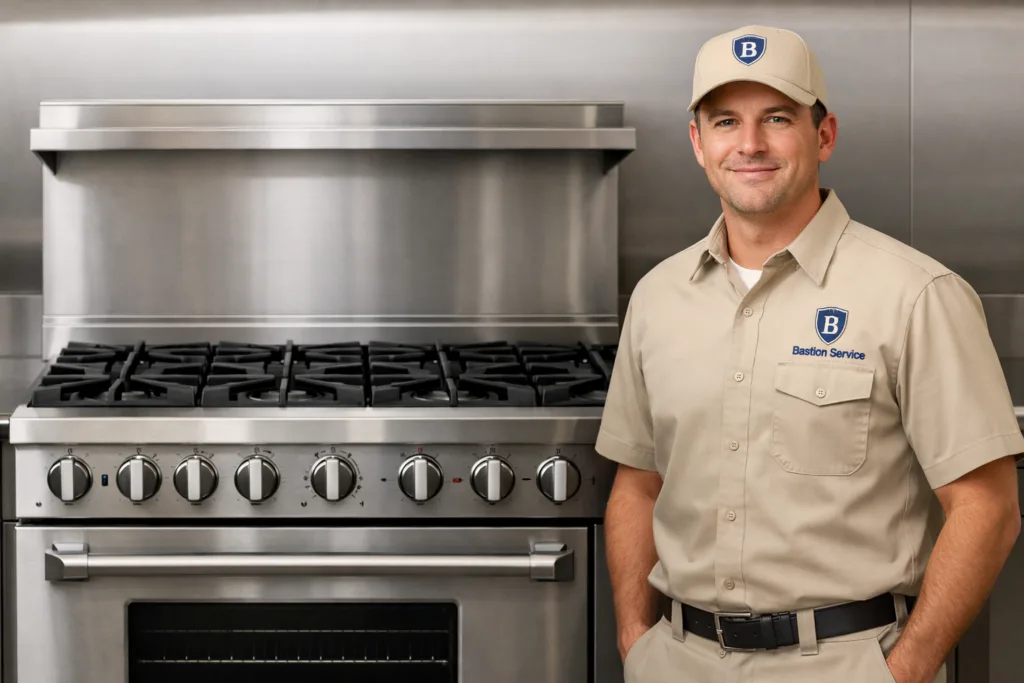 Vulcan commercial Range repair technician in Century City