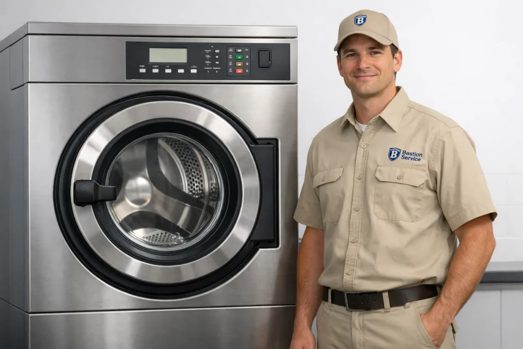 Wascomat business equipment repair technician in Mar Vista