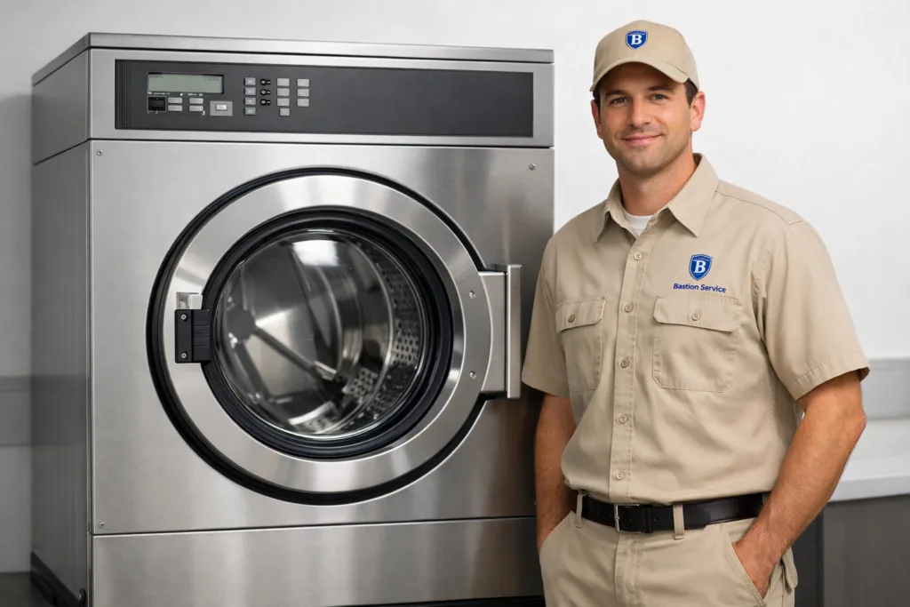 Wascomat business equipment repair technician in Marina del Rey