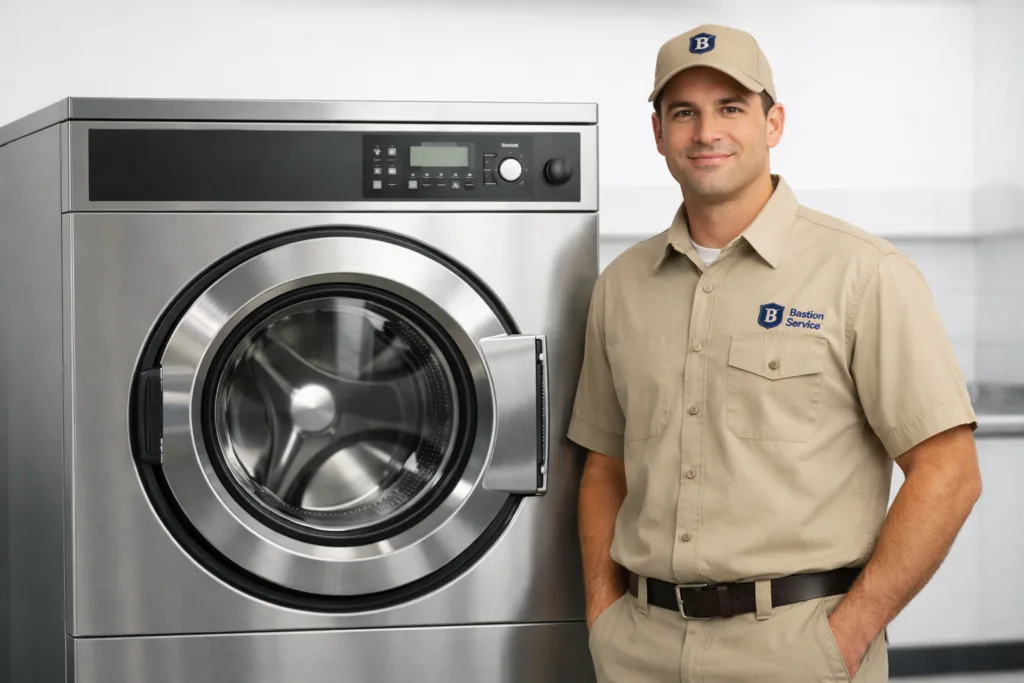Wascomat business equipment repair technician in West Hollywood