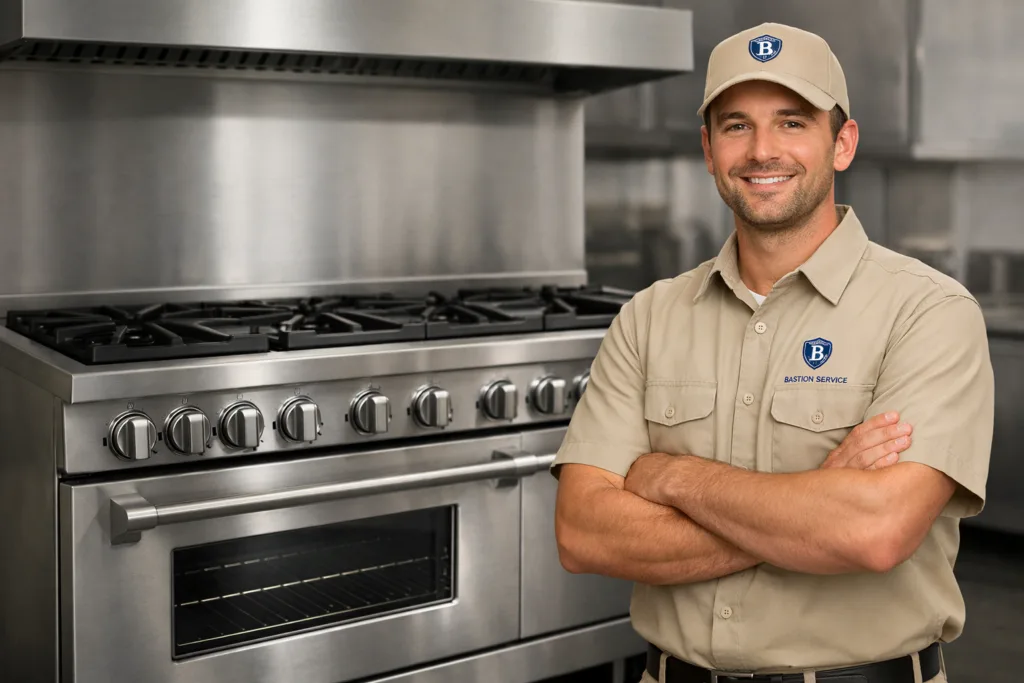 Wolf commercial Range repair technician in Westwood