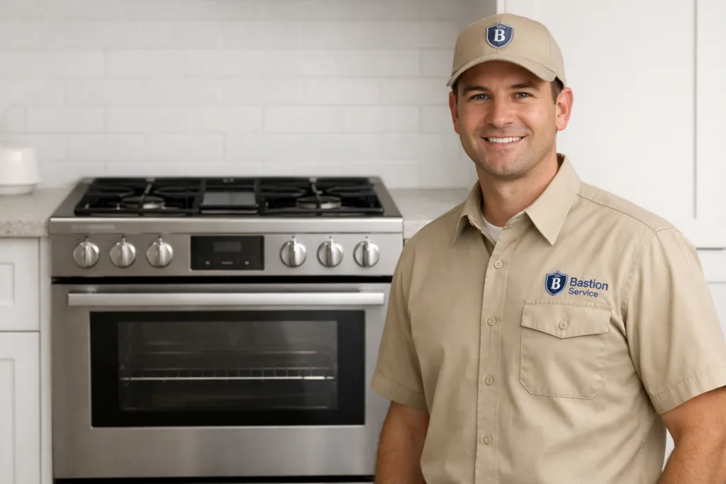 Blomberg Range repair technician in Palos Verdes Estates