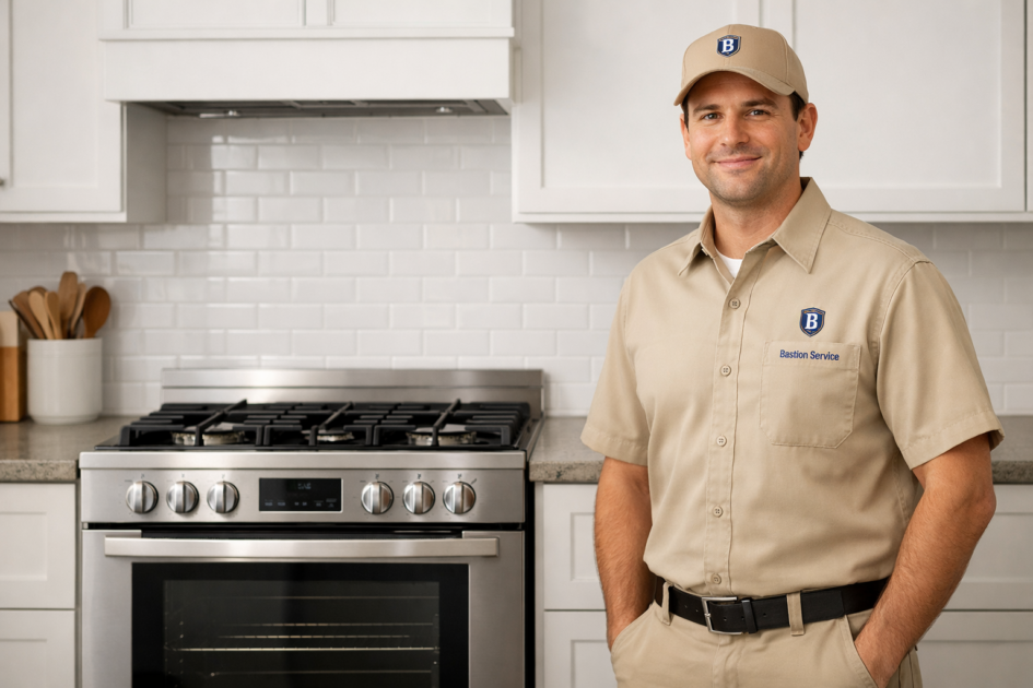 Blomberg Range repair technician in Rancho Park