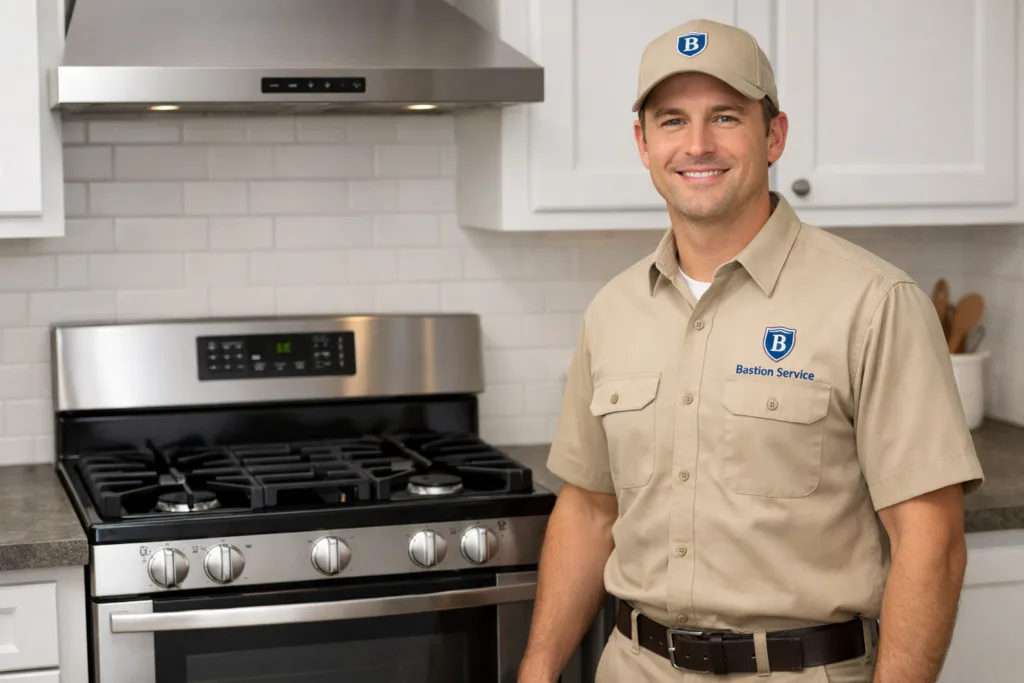 GE Range repair technician in Mid-Wilshire