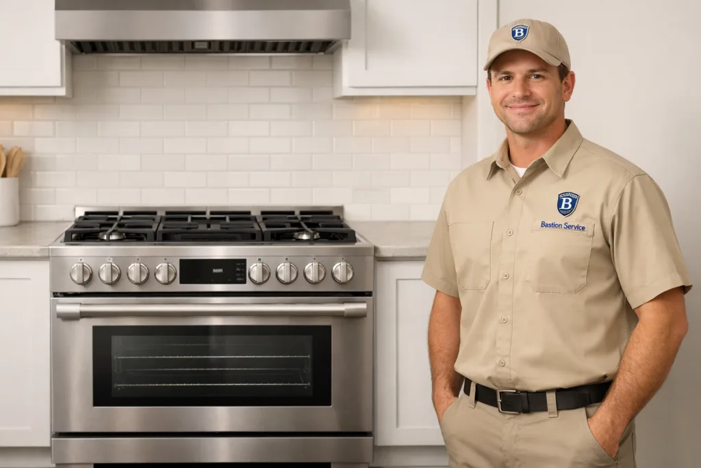 Monogram Range repair technician in Mid-Wilshire